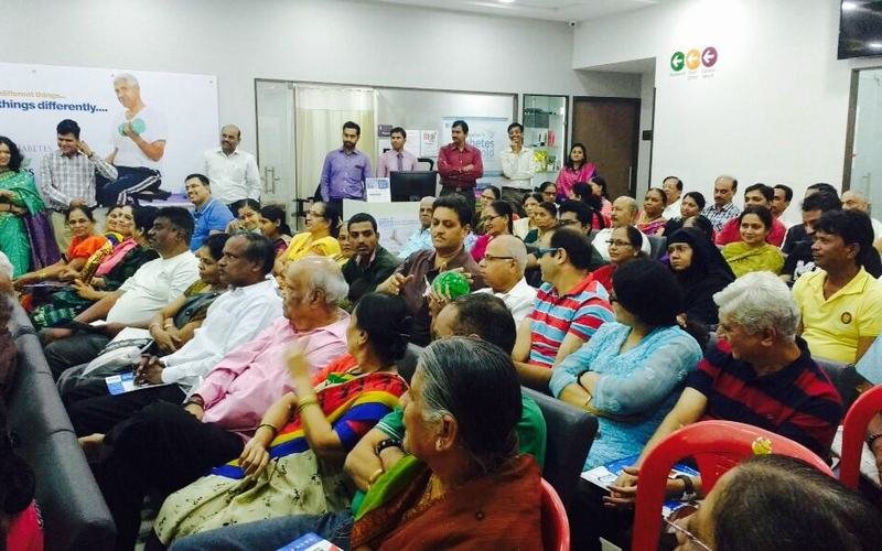 Patients seated at a Synergy Health Foundation awareness session
