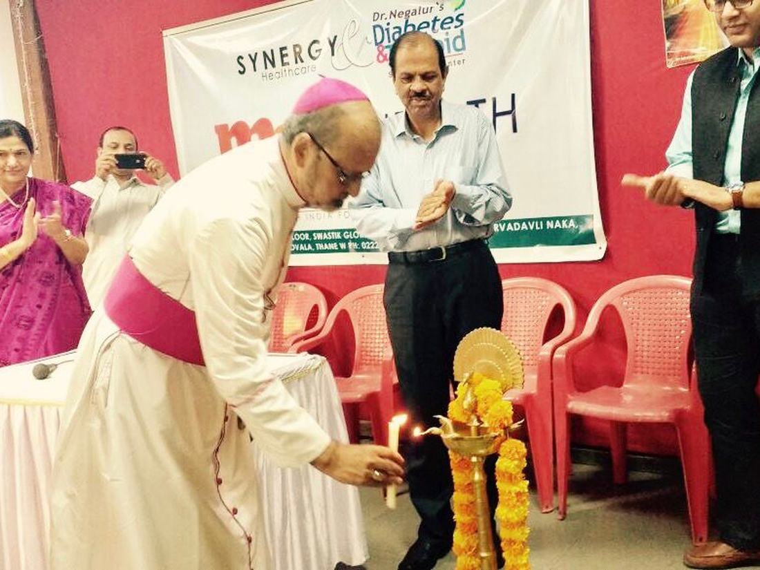 Inauguration of a health camp with partner institutions